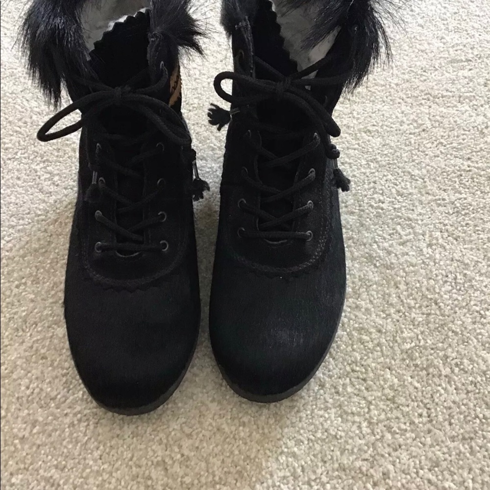 Tecnica Short Genuine Fur Shearling Boots Italy